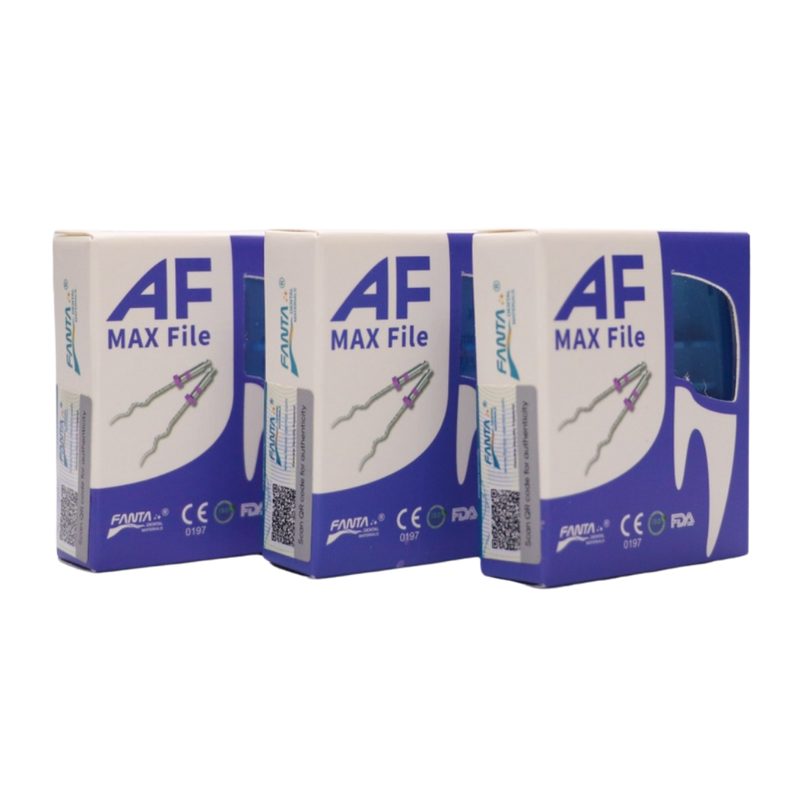 AF Max Rotary File, 3pcs/box Single Size, Wing Box - Dentsupply SIA