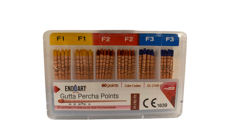 EndoArt Gutta Percha Points, 60points - Dentsupply SIA