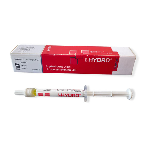 i-Hydro Hydrofluoric Acid šļirce 1,2 ml, 5 uzgaļi