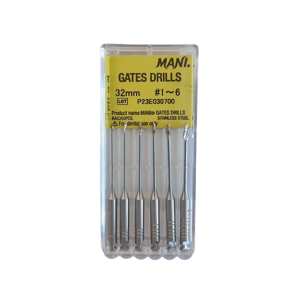 MANI Gates Drills 32mm 6pcs/box