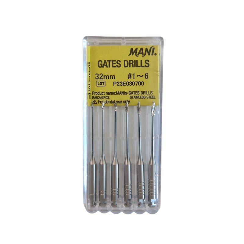 MANI Gates Drills 32mm 6pcs/box