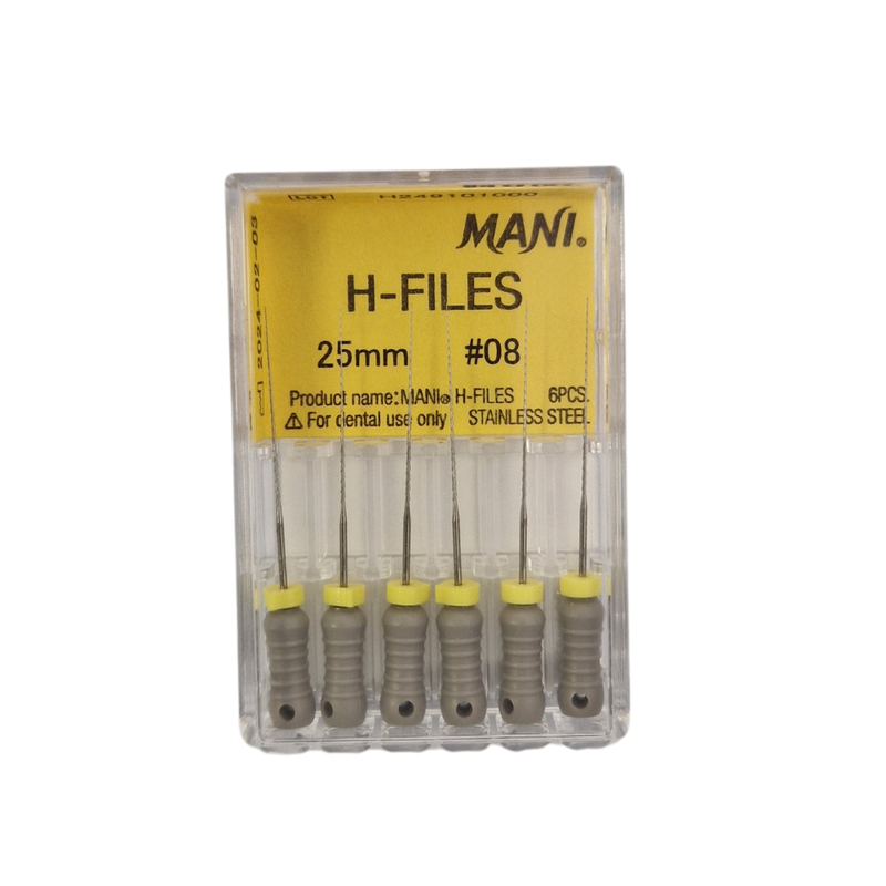 MANI H-vīles 25MM 6gab/kaste