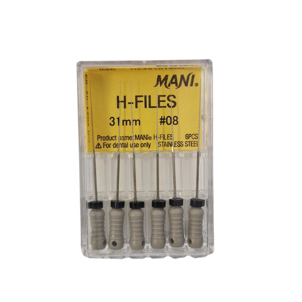 MANI H-files 31MM 6pcs/box