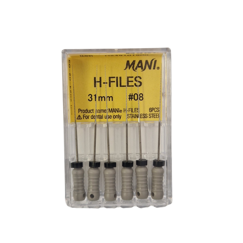 MANI H-files 31MM 6pcs/box