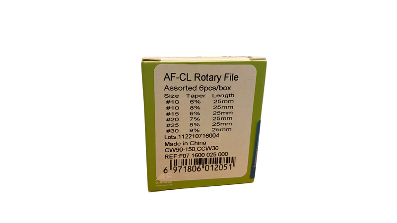 AF CL SYSTEM Ledge correction File, Assorted 6pcs/box 25mm - Dentsupply SIA